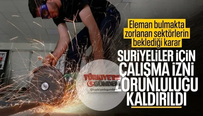 İçişleri Bakanı Mustafa Çiftçi, geçici koruma altındaki yabancıların çalışma sürecine ilişkin yeni düzenlemeleri duyurdu. Buna göre, çalışma izni alma zorunluluğu kaldırıldı ve çalışma izni muafiyeti getirildi.