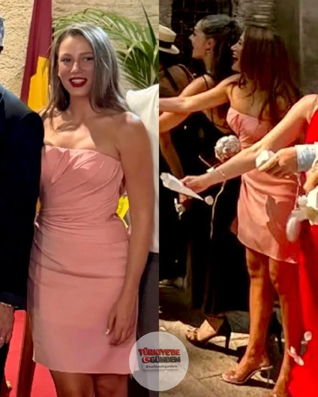 Serenay Sarıkaya’nın dün gerçekleşen İbrahim Selim’in nikahında giydiği kombin görüntülendi
